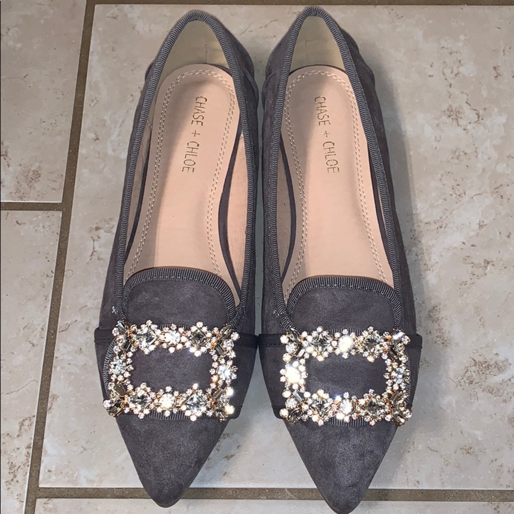 Bling Buckle Flats 10 New in Box
